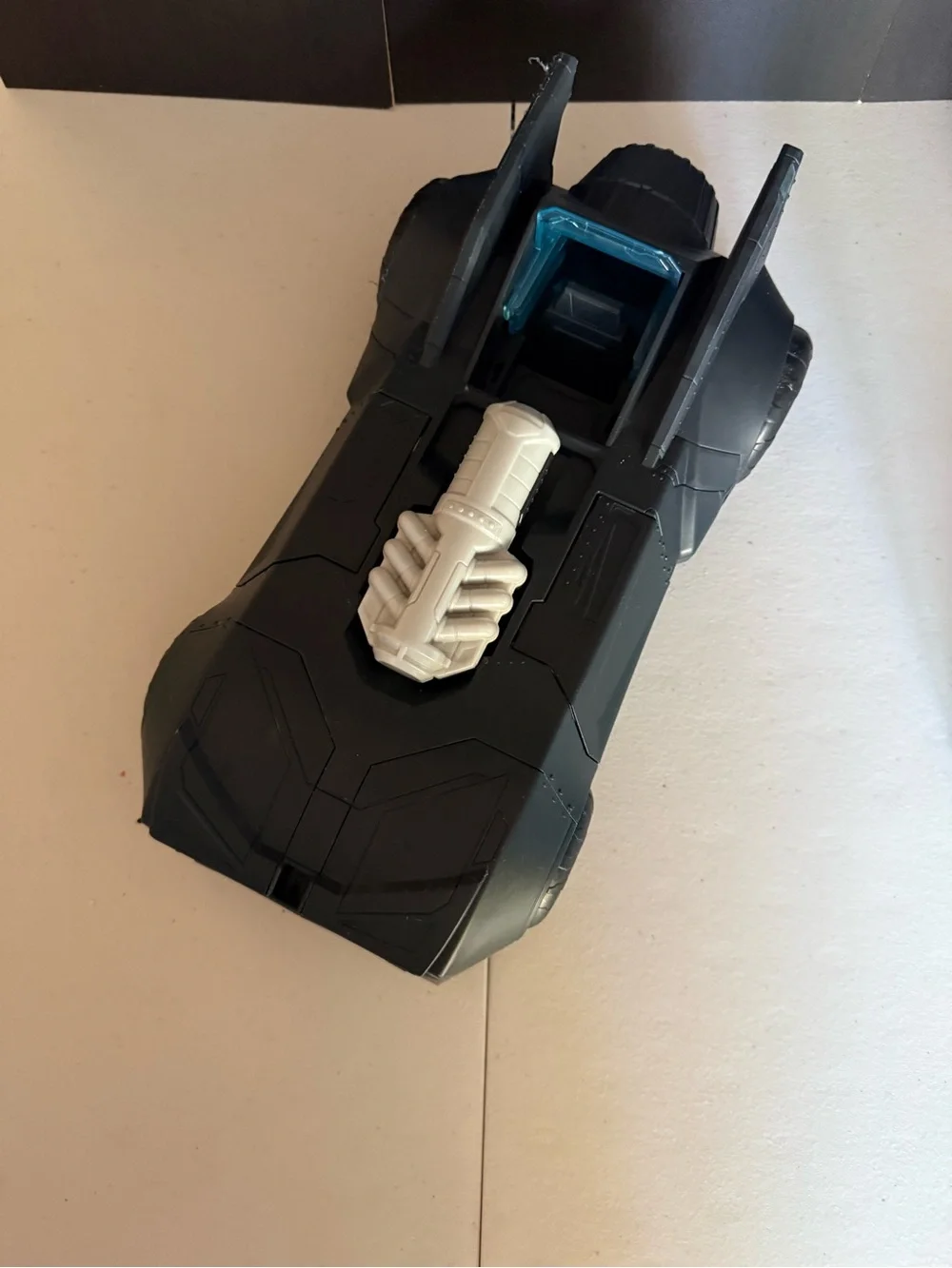 DC Black Bat Mobil Toy Panel with Raised Grille Detailing